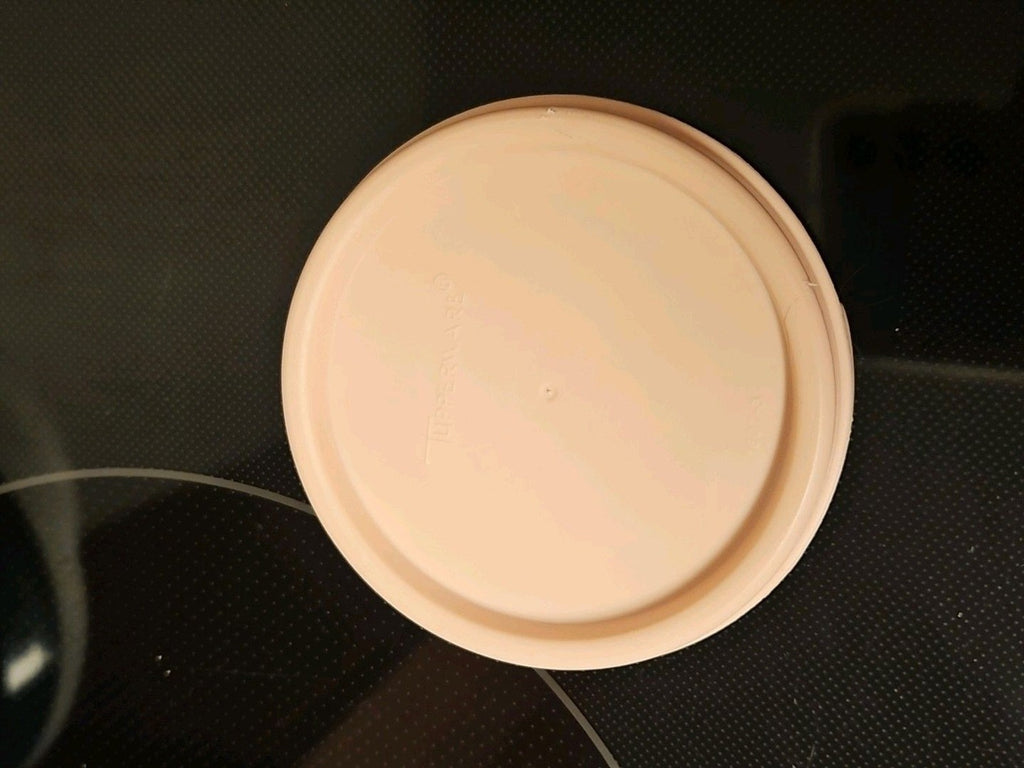 Tupperware Modular Mates 3.5" Round #1607-3 Pink Replacement Lid Vintage