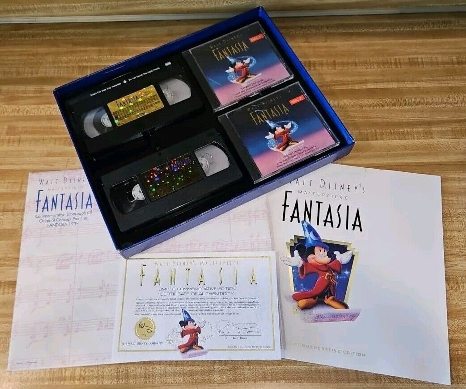 Vintage Disney Fantasia Masterpiece Lithograph Set