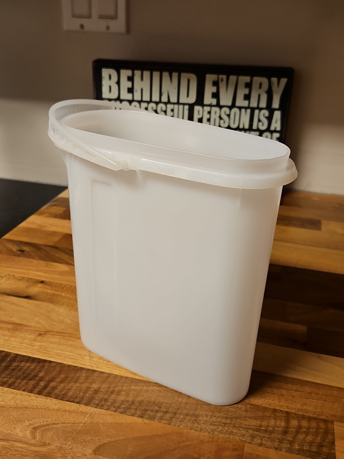 Vintage Tupperware Sheer #587 Pour And Store With Handle No Lid Replacement