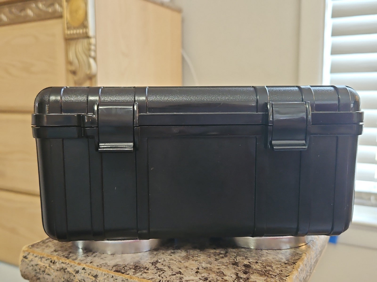 S3 T3500 Water Resistant Hard Case Black With Foam & Magnetic Base