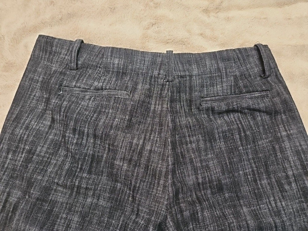 Sandro Bermuda Shorts Womens 8 Dark Gray Button Detail Pockets
