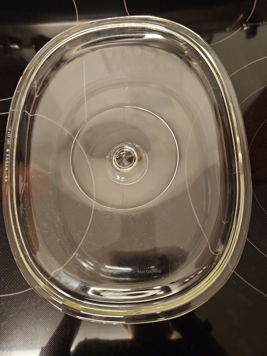 Pyrex DC 1 1/2-C Oval Glass Replacement Lid Cover for 3 Qt. Oval Dish DC-1.5-C