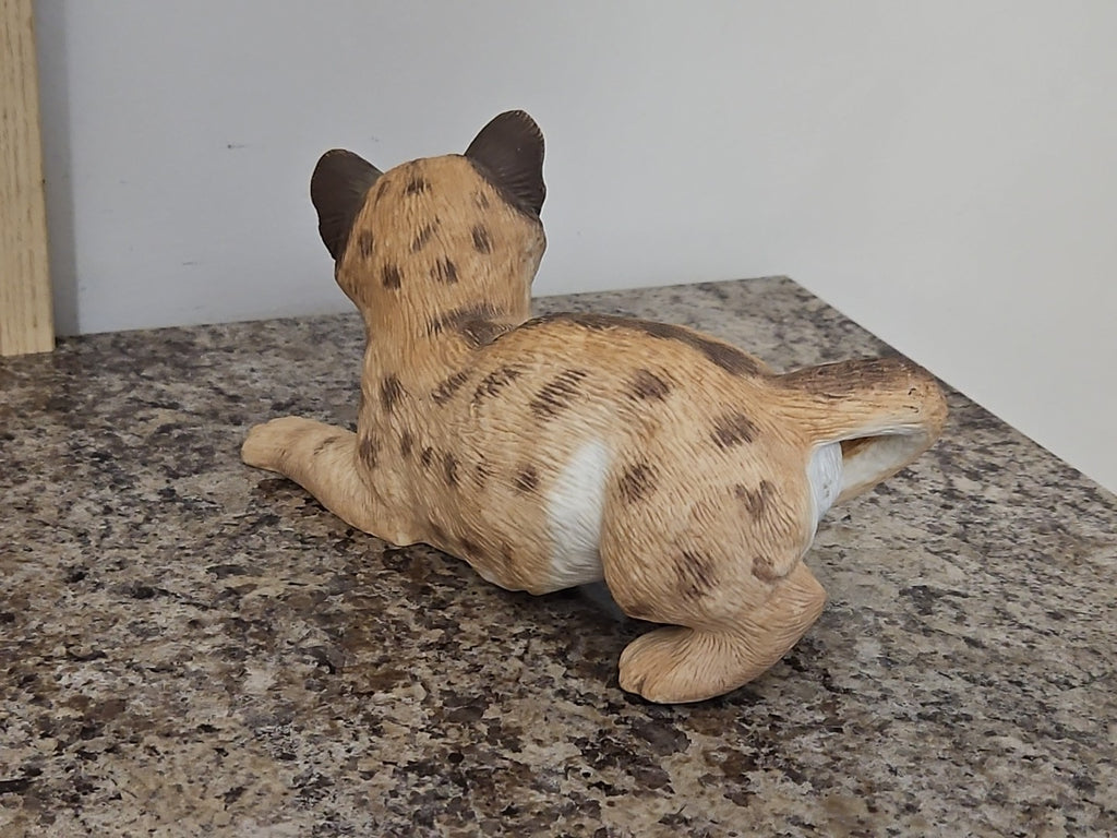 Vintage Lenox Smithsonian Institution 1991 Florida Panther Cub Figurine
