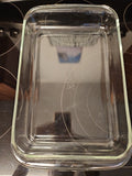 Vintage #233-N Pyrex 13" Clear Glass Baking Dish 3qt Casserole Dish