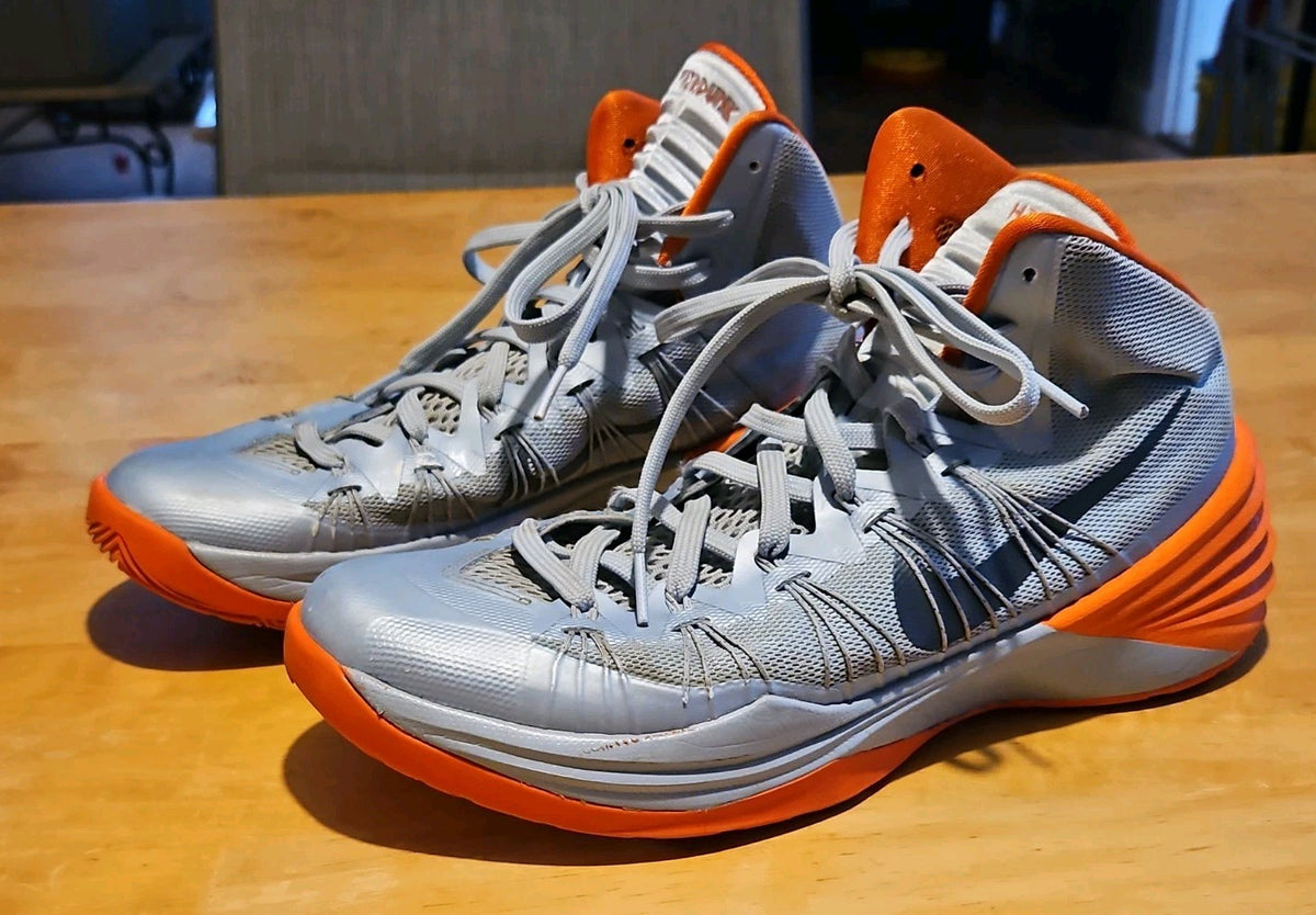 Nike Hyperdunk 2013 Light Armory Blue Team Orange 599537-400 Men Size 10
