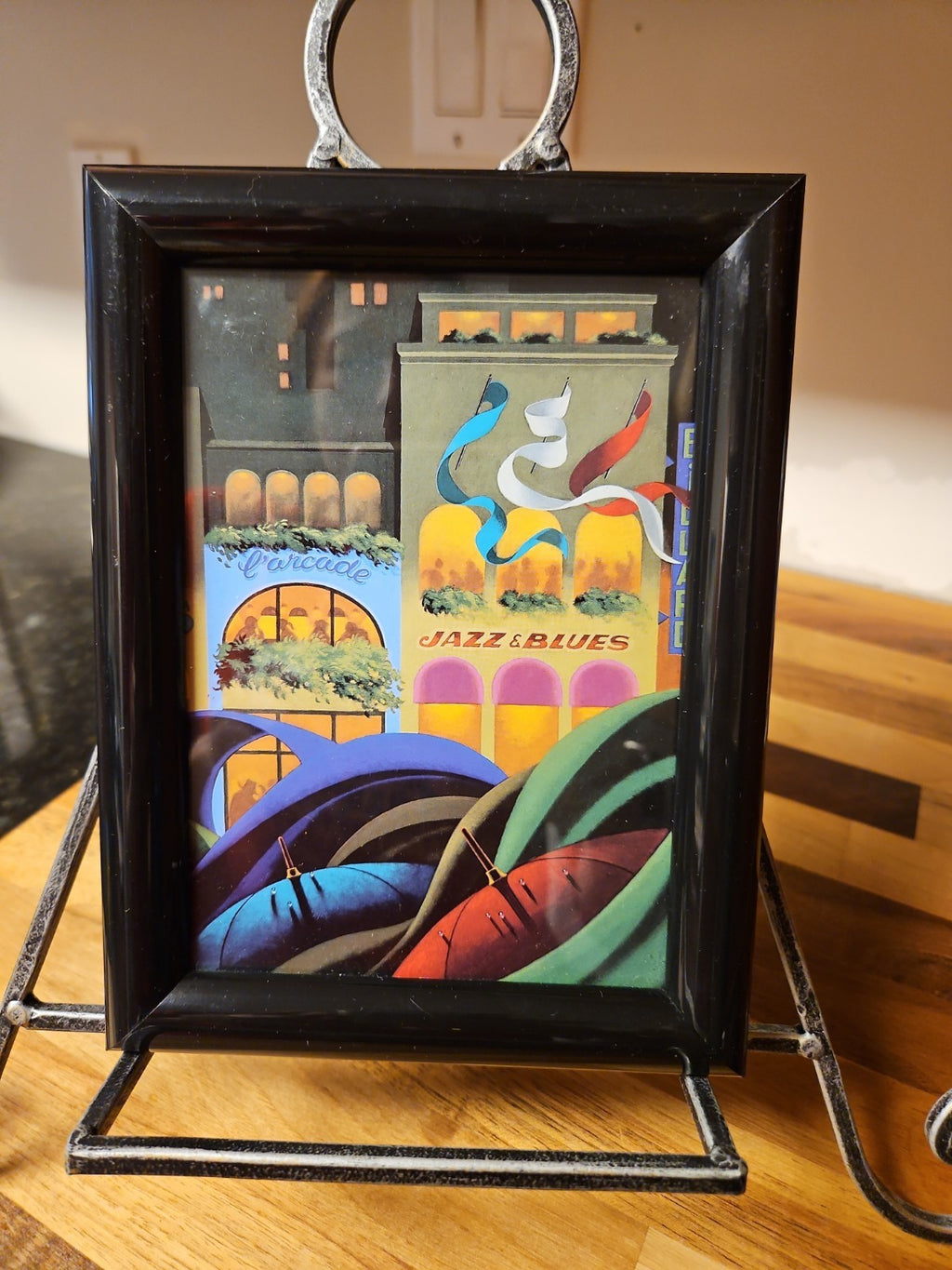 Claude Theberge Vintage Framed Mini Prints Set of 8 Umbrella Surrealist Gallery