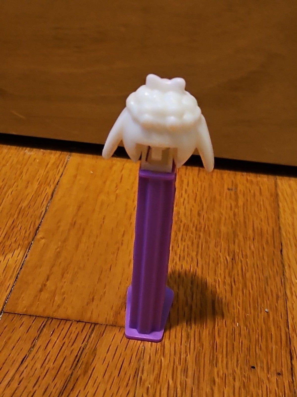 Vintage White Lamb Red Bow Purple 1979 Pez 4 Inch Dispenser With Feet
