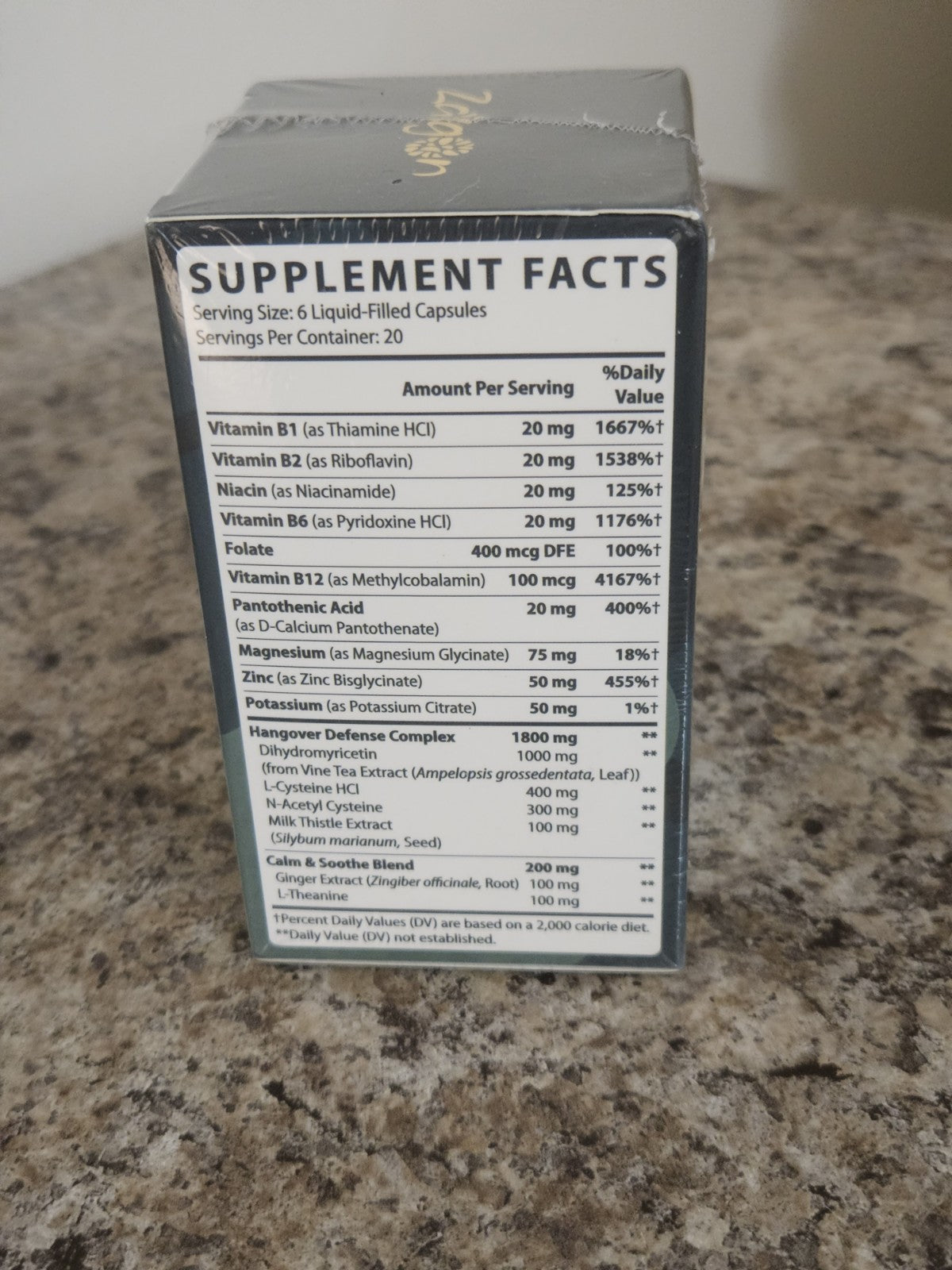 New Zaigon Liposomal DHM 1000mg Recovery Supplement Liver Support 120 Capsules