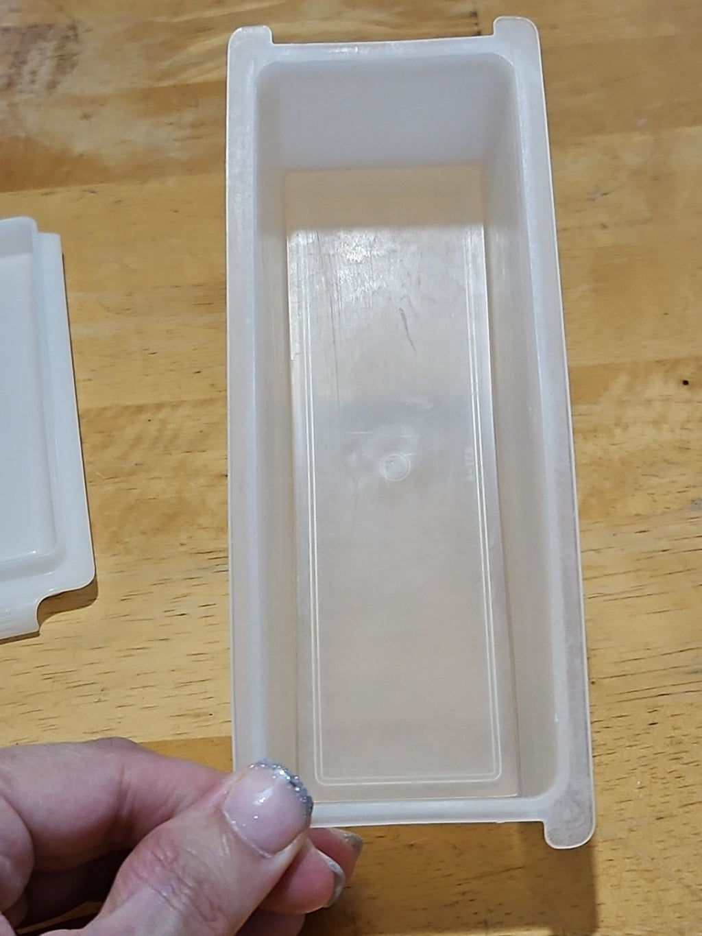 Vintage Tupperware Butter Dish Keeper 637 Top And 636 Bottom