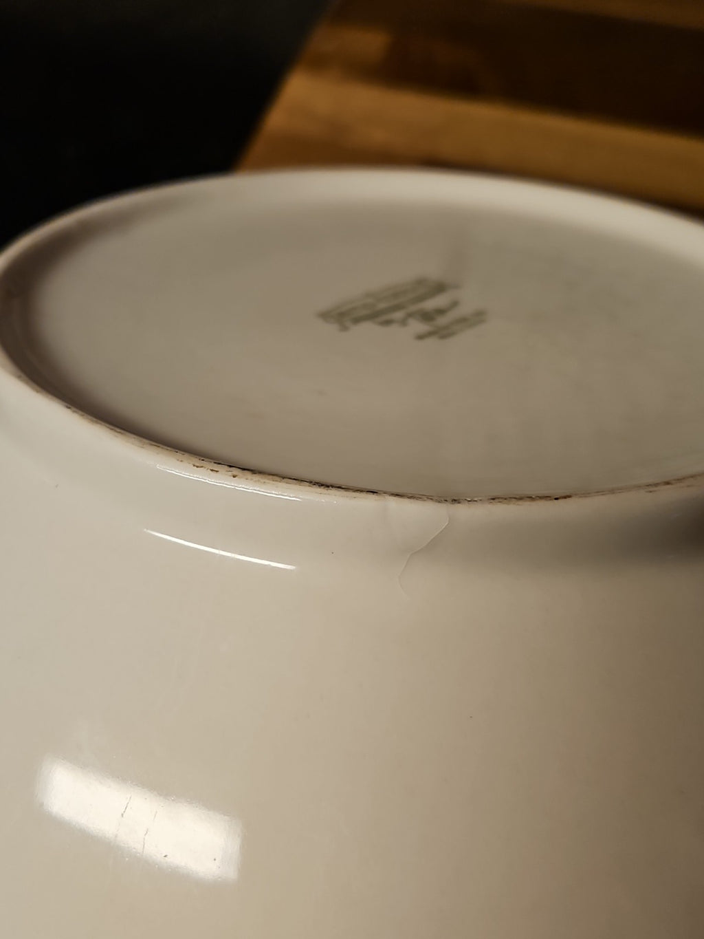 Temp-Tations By Tara Old World Green 4 Qt Stoneware Mixing Serving Bowl 12" EUC