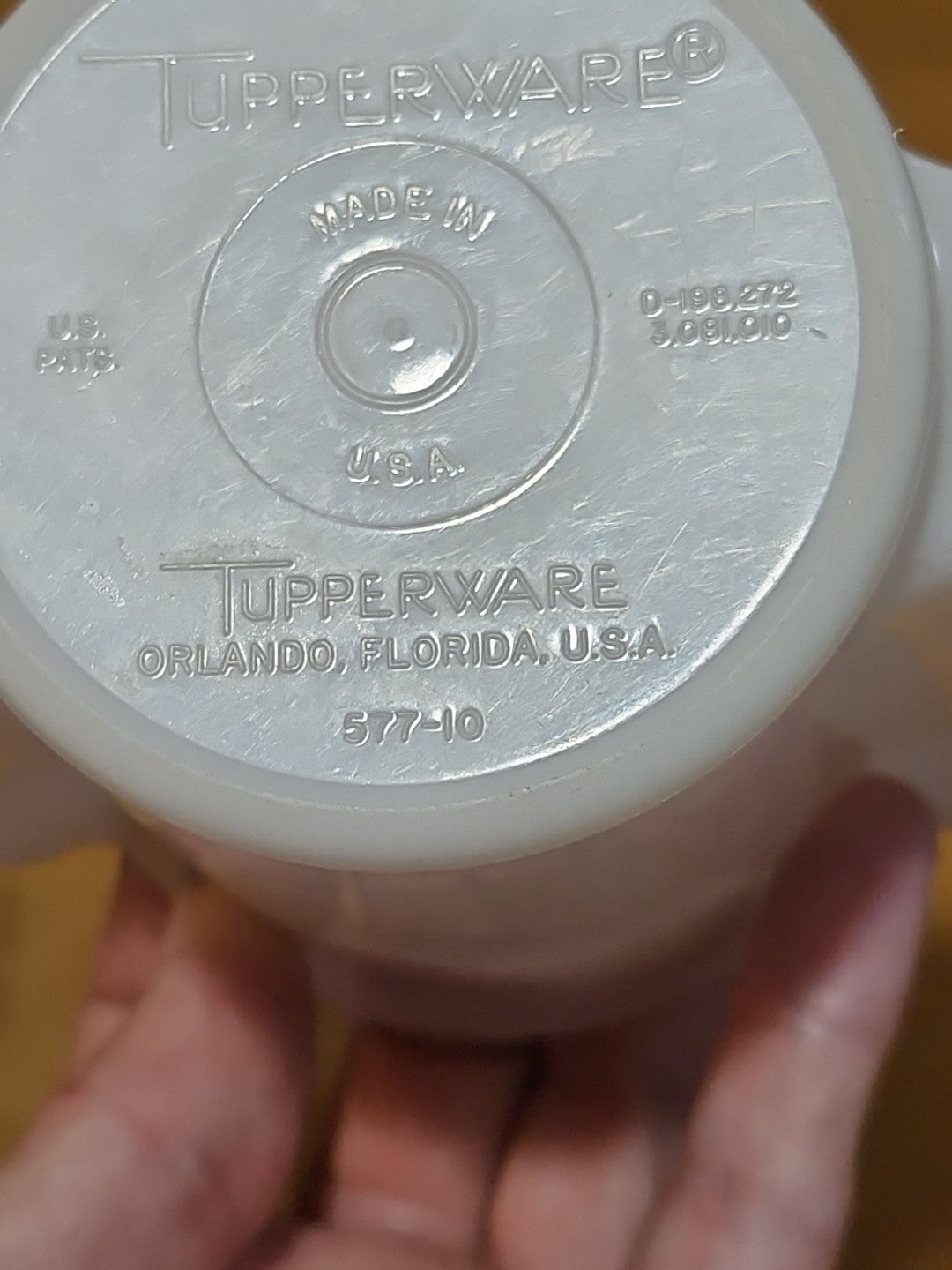 Vintage Tupperware Sheer Flip Top Sugar Bowl EUC