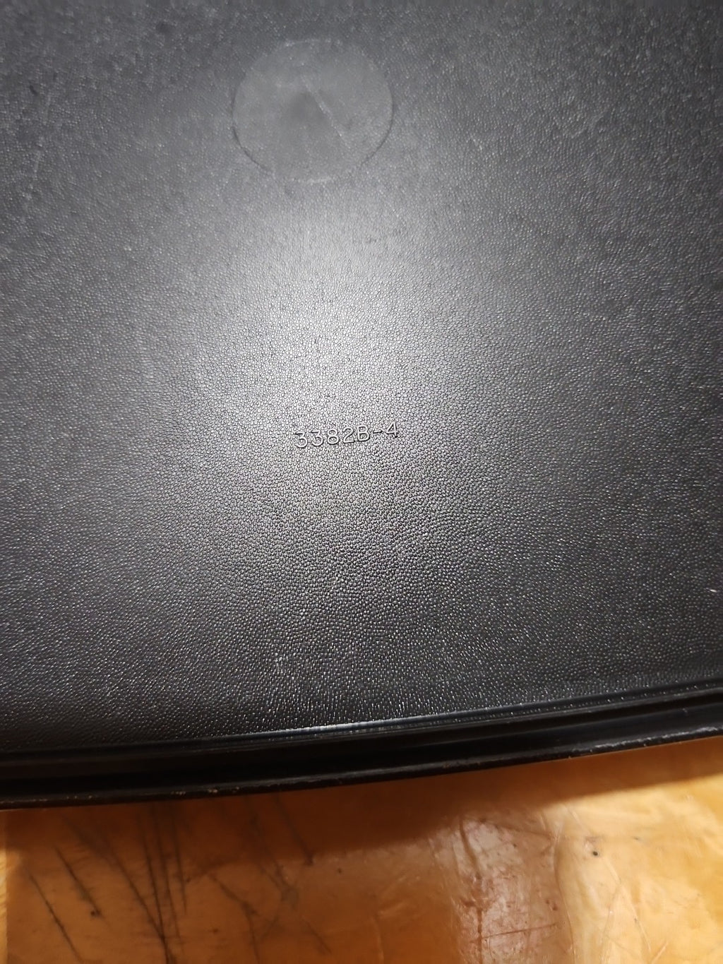 Vintage Tupperware Rock N Serve Vented Replacement Lid #3382B Black & Red 11 X 8
