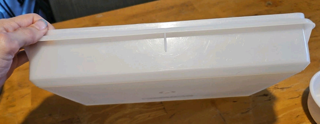 Vintage Tupperware Snack N Stor Store Large 9"X13" Container Only Sheer #290 EUC