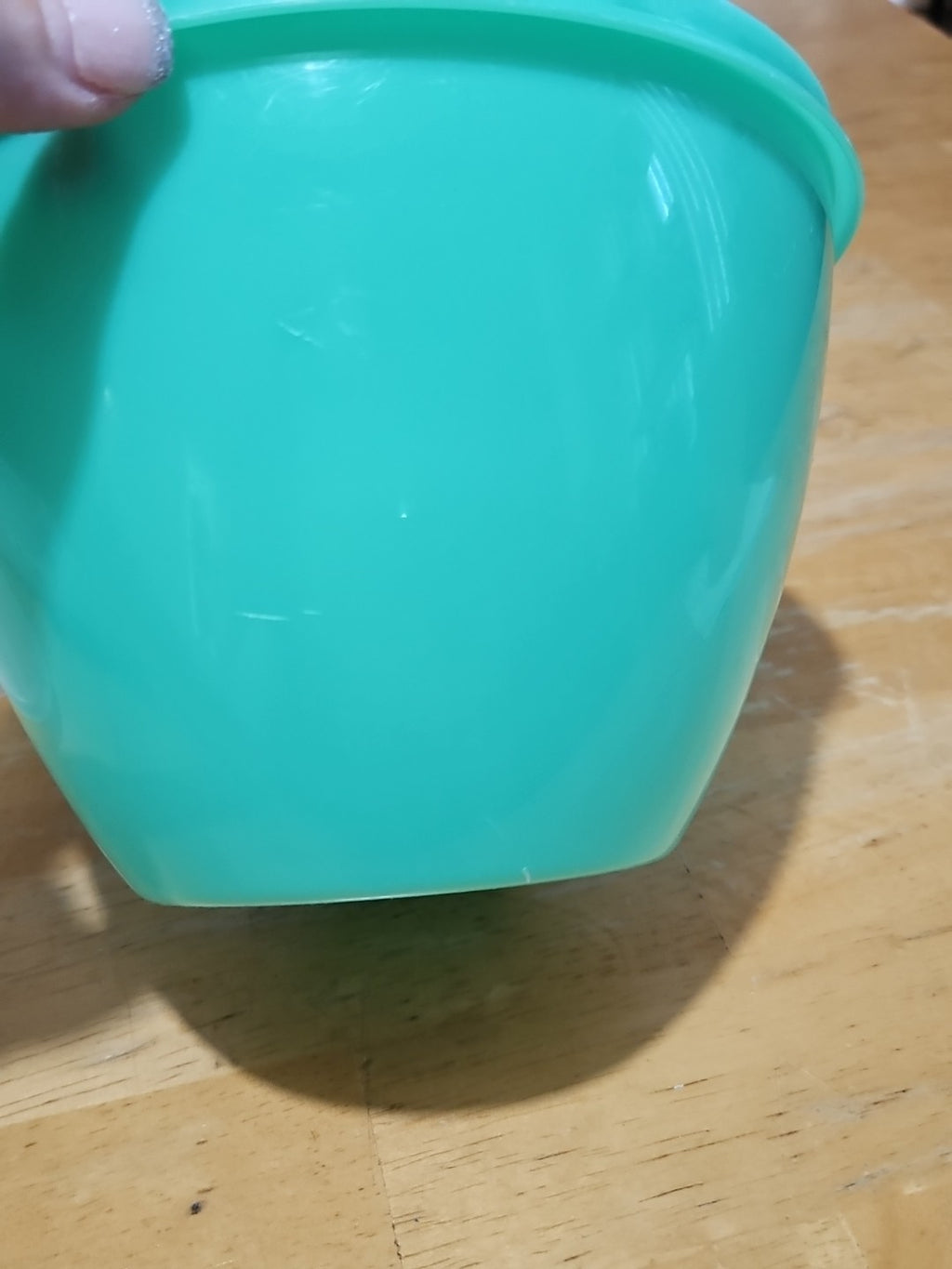 Vintage Tupperware Crisp-It Lettuce Keeper #679-11 Jadeite Green W/Lid No Spike
