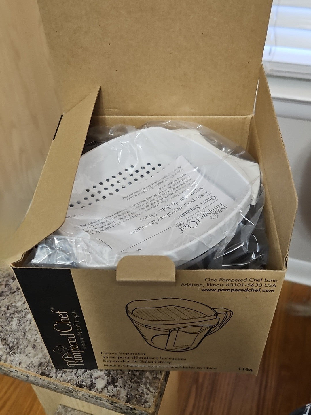 Pampered Chef Gravy Separator #1188 NIB