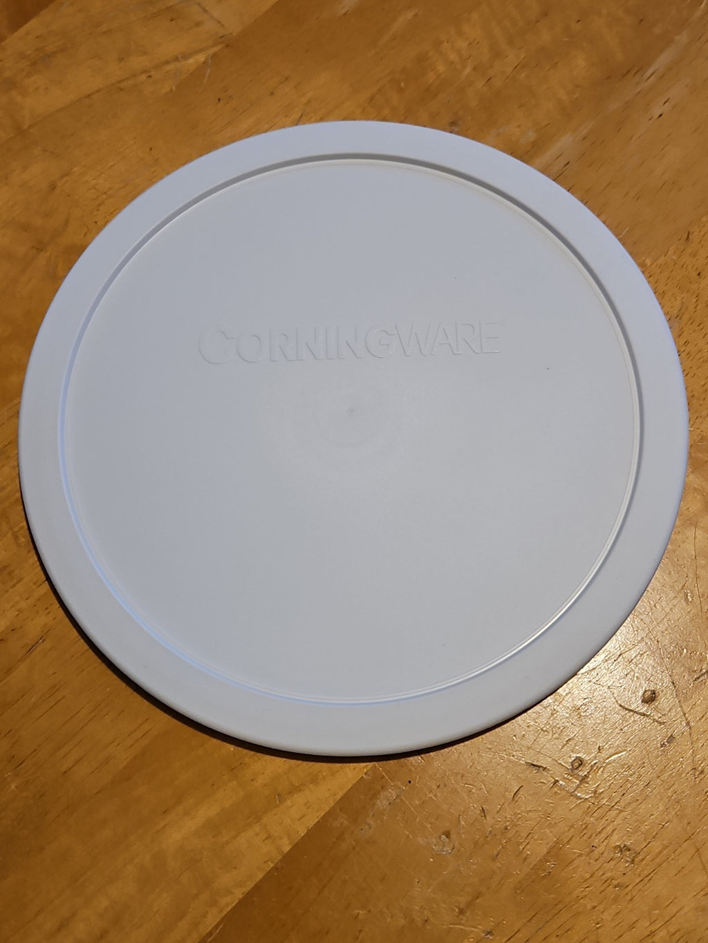 Replacement Corning Ware White FS-1-PC / F-1-PC Round Plastic Lid Fits 2.5QT