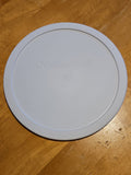 Replacement Corning Ware White FS-1-PC / F-1-PC Round Plastic Lid Fits 2.5QT