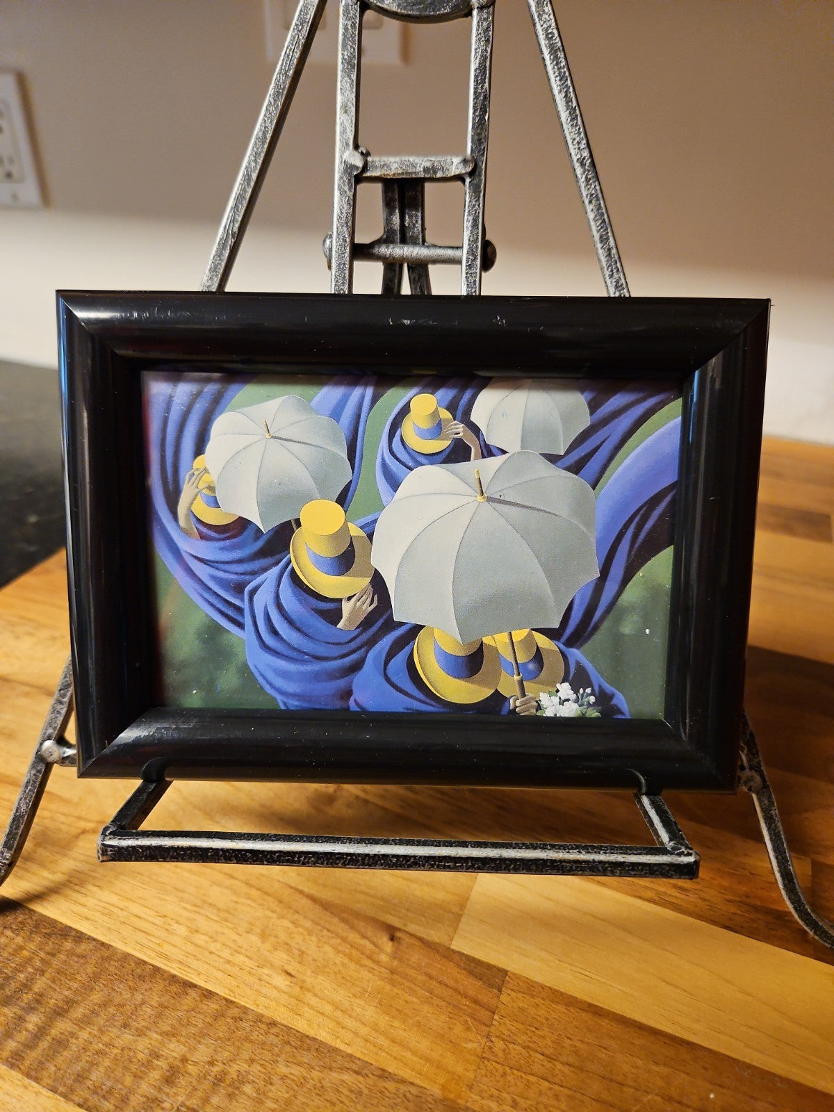 Claude Theberge Vintage Framed Mini Prints Set of 8 Umbrella Surrealist Gallery