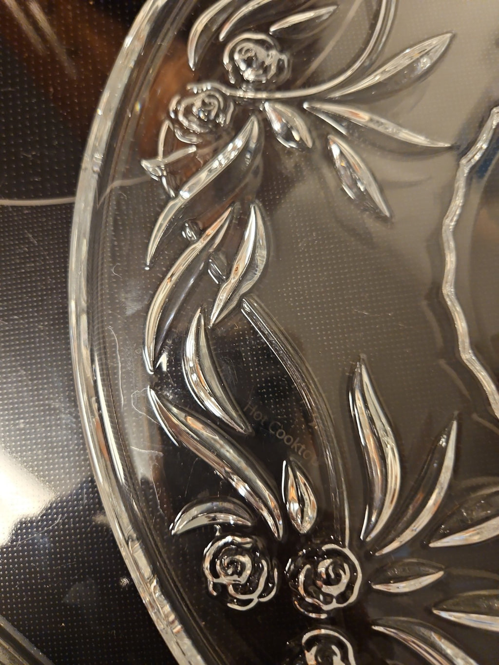 Princess House #848 Lead Crystal Cake Platter 12" In Original Box EUC