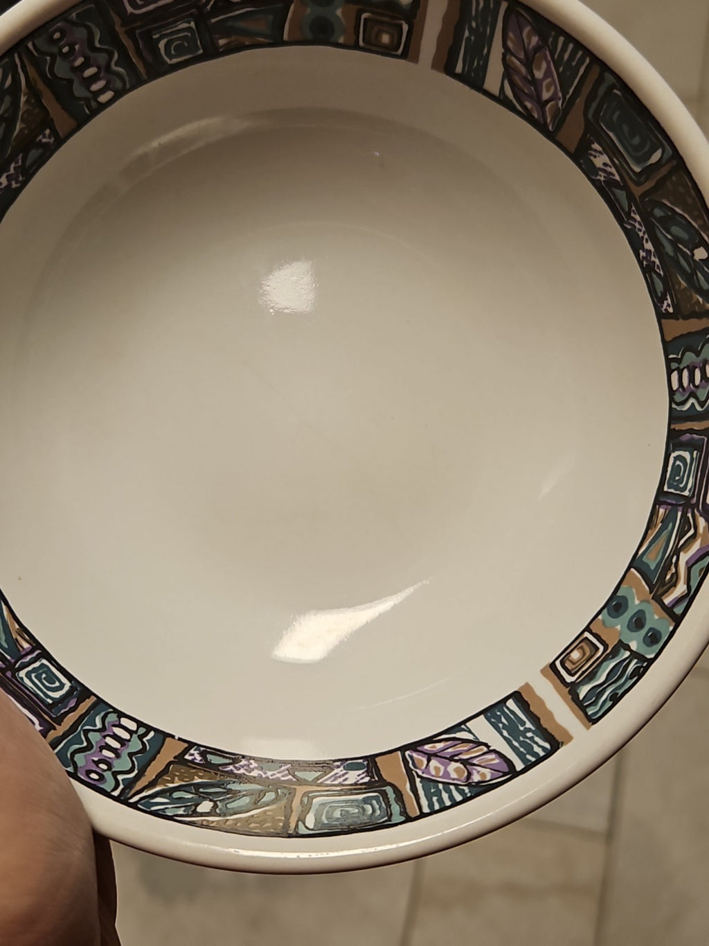 Vintage Gibson Foley Stoneware Service for 2 - Dinner & Side Plates & Bowls 6pcs