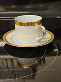 Vintage 1991 Royal Gallery Gold Buffet Cup and Saucer Set Near Mint