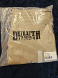 NWT Duluth Men's Flex Fire Hose Relaxed Fit Carpenter Pants 42x30 Desert Khaki