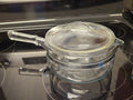 Vintage Pyrex 6323-B Flame Ware Sauce Pot And Lid With Handle