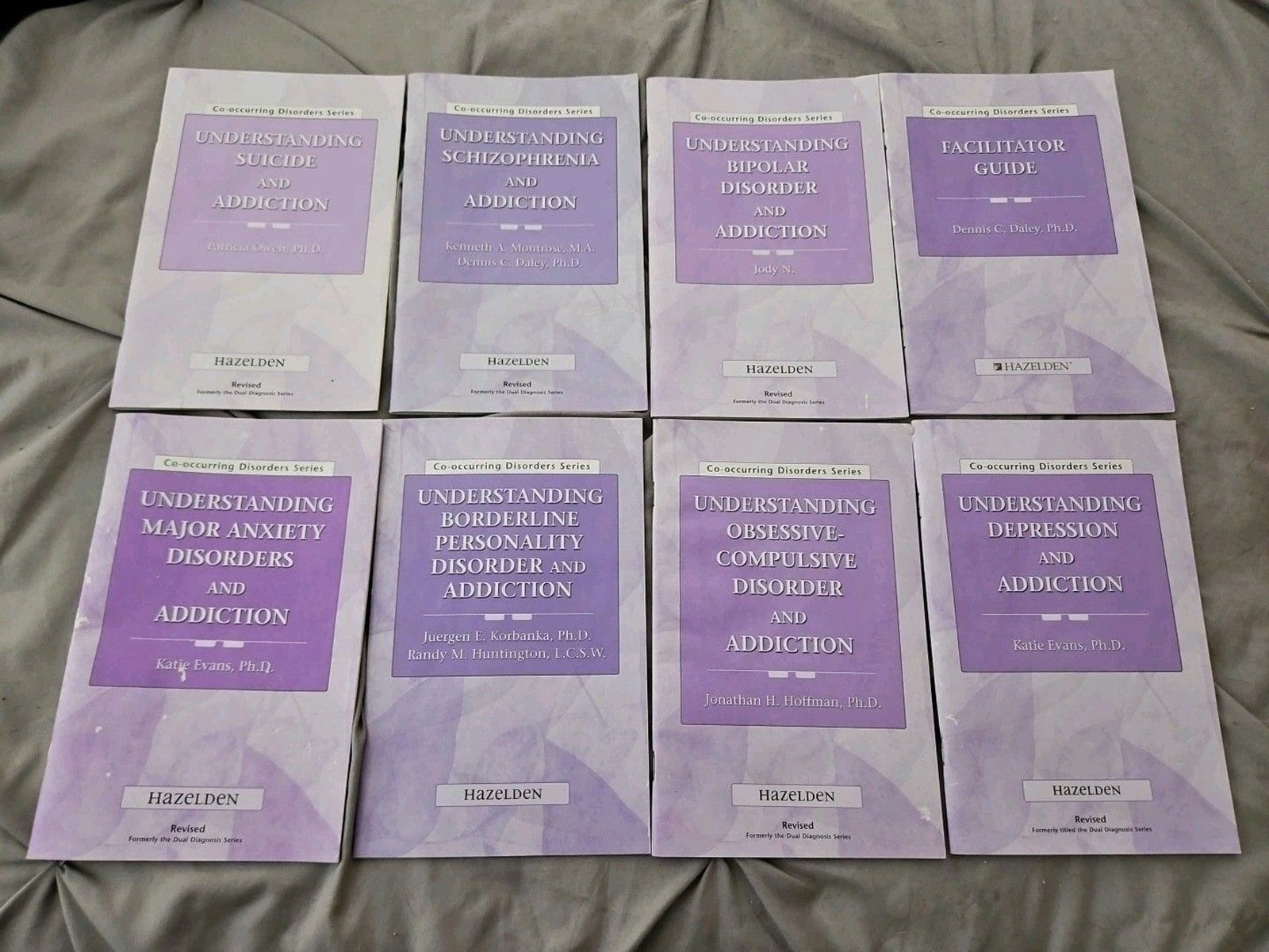 Hazelden's Co Occurring Disorders Series 22 Purple Books / Pamphlets