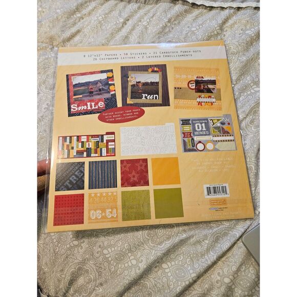 NIP Perfect Pages Sports 12x12 Scrapbooking Page Kit - New, sealed.
