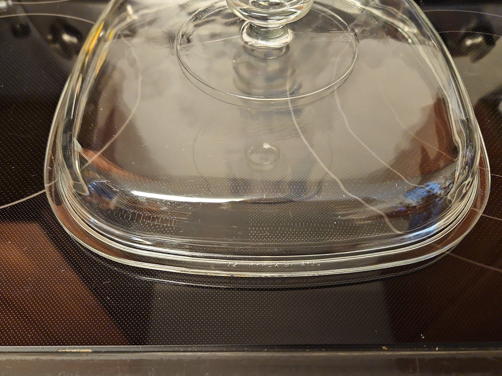 Vintage Pyrex Dome Glass Lid A-12-C for Corning Ware 10" x 10" Square Casserole