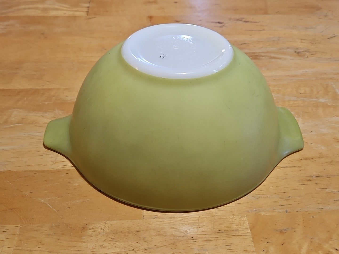 Vintage Pyrex #442 1-1/2 Quart Cinderella Mixing Bowl Verde Green Olive Green