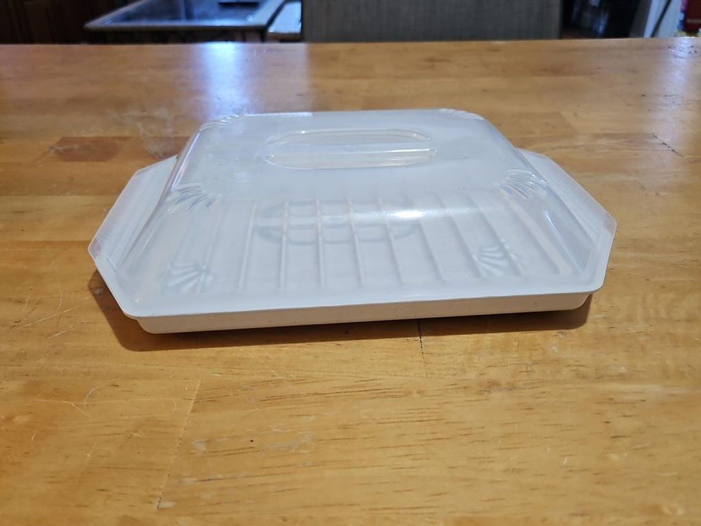 Vintage Nordic Ware Microwave Compact Bacon Rack Freeze Heat & Serve #104