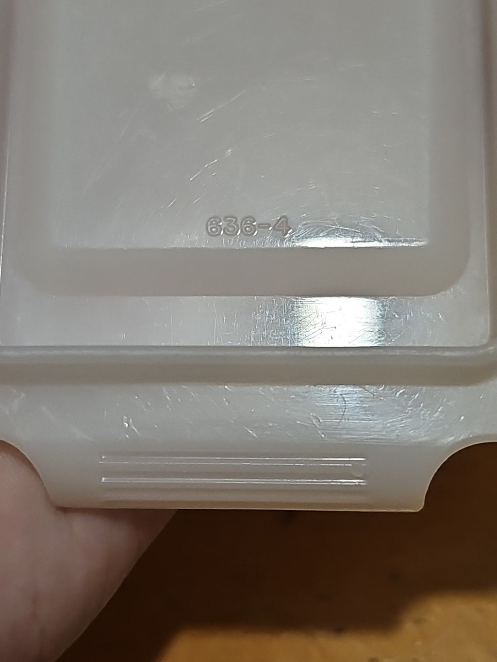 Vintage Tupperware Butter Dish Keeper 637 Top And 636 Bottom