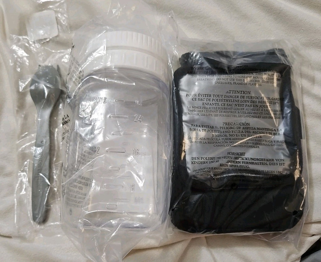NIP Pampered Chef Make & Take Mason Jar Lunch Set W Fork & Spoon & Insulated Bag