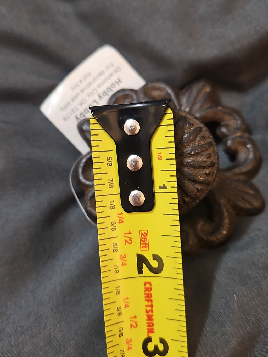 Pair Of 2 NWT Hobby Lobby Faux Vintage Drawer Pull Cabinet Knobs Faux Iron
