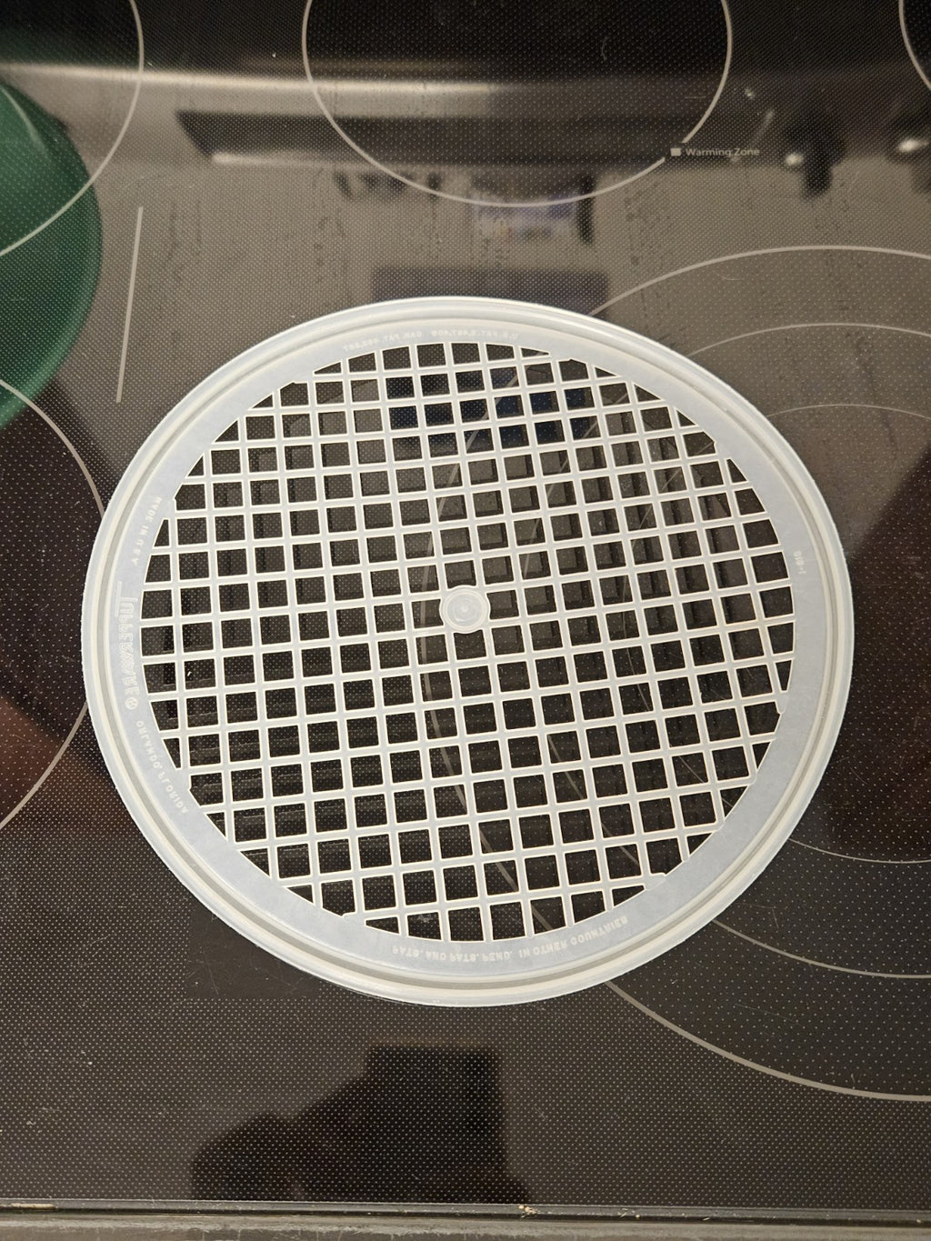 Vintage Tupperware Jadeite Green 9'' Pasta Strainer Colander W Lid #339 & #516