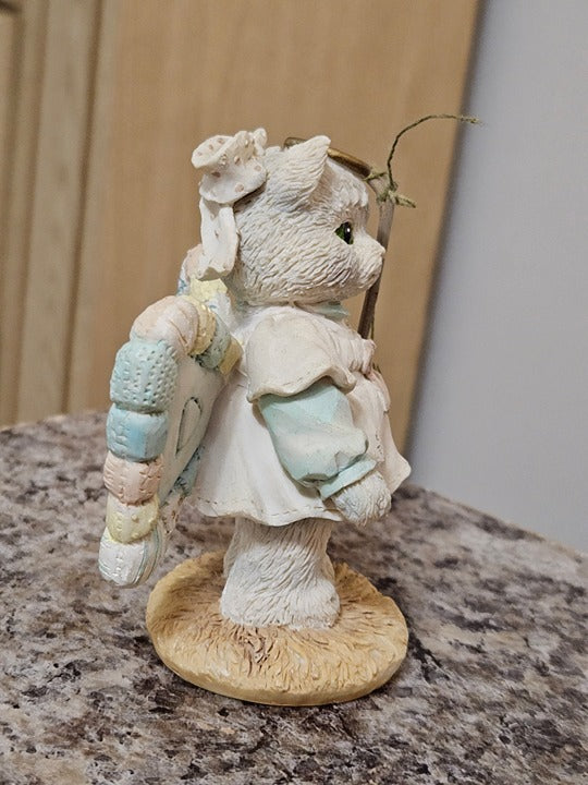 Vintage Calico Kittens by Priscilla Hillman - A Purr-Fect Angel From Above