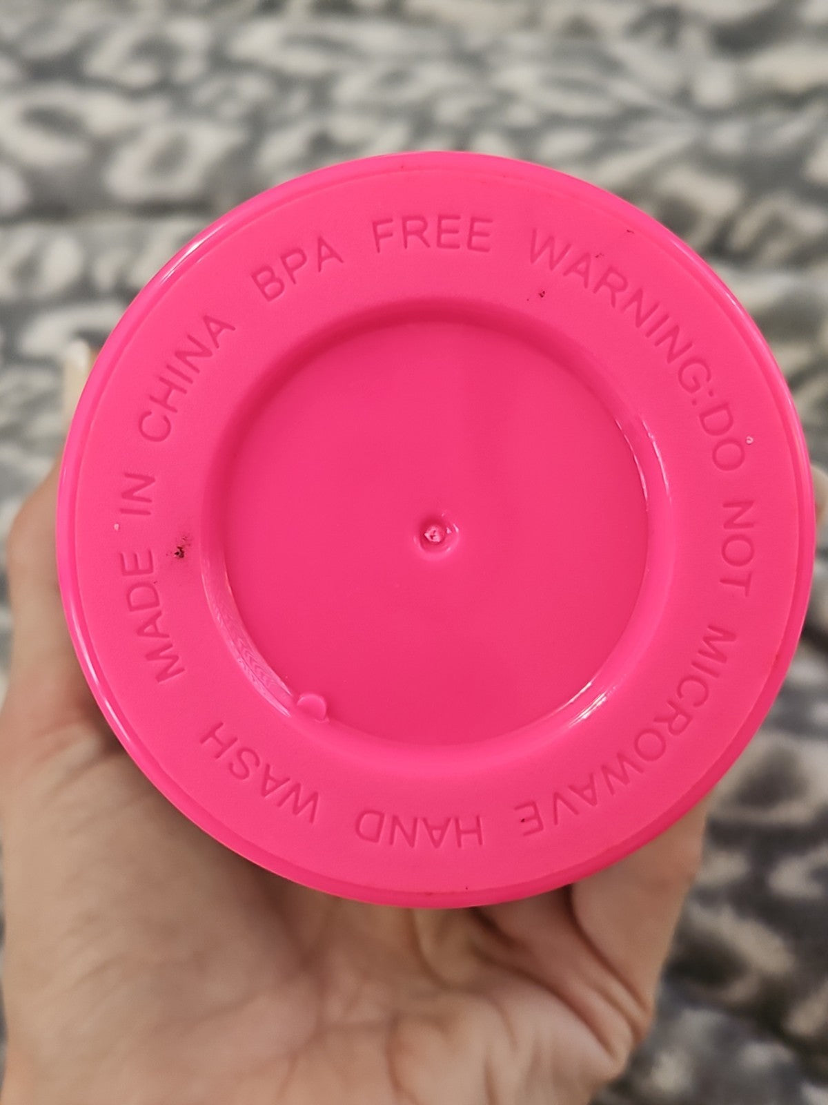 Lilly Pulitzer Tumbler With Straw Lil Earned Stripes Zebra Pink 24 oz. EUC
