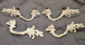 Set Of 4 Bassick-Sack #10087 French Provincial Distressed Drawer Pulls 4 3/8"