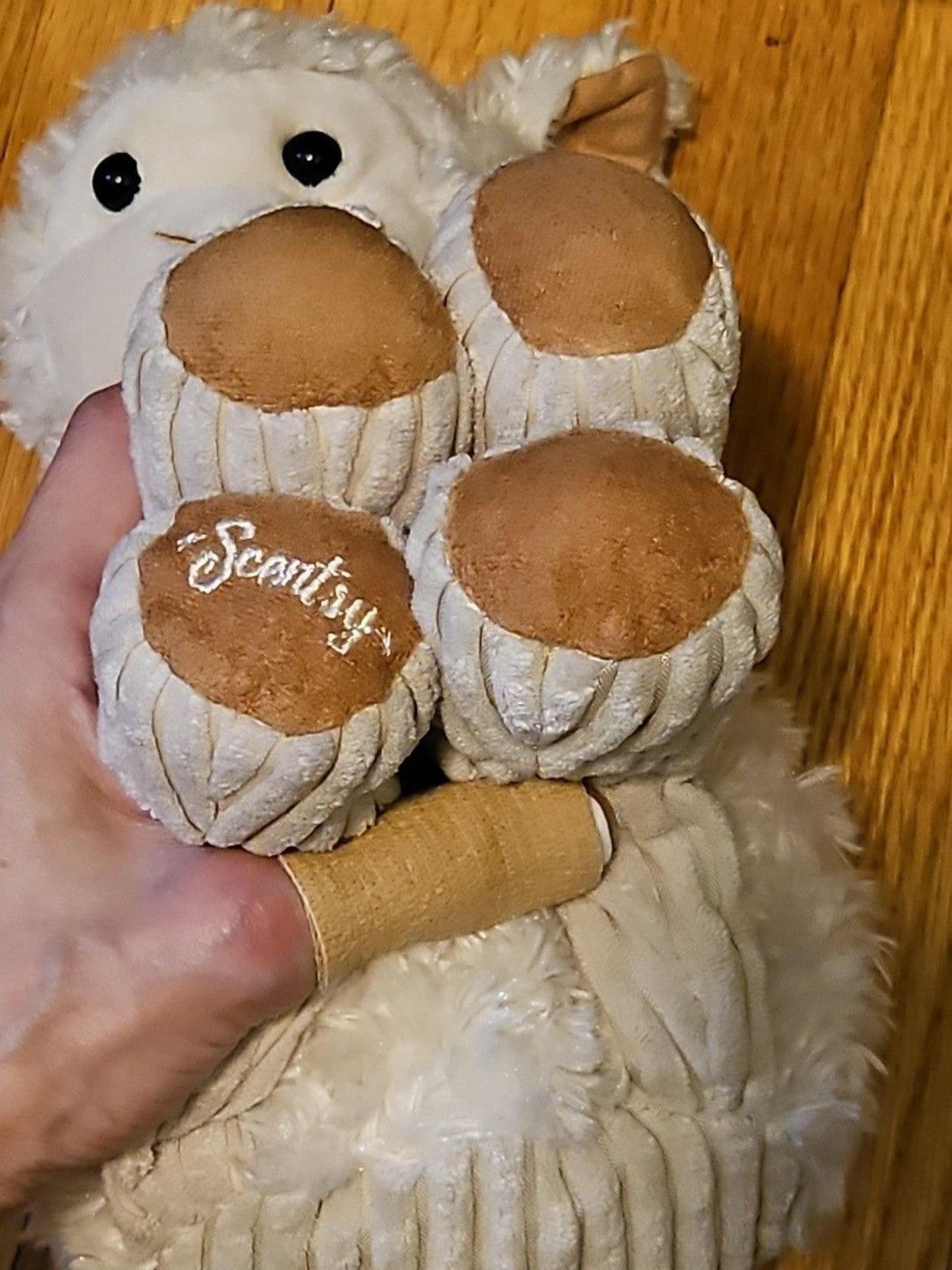 Scentsy Buddy Lenny The Lamb Plush Stuffed Animal Retired Zip Closure