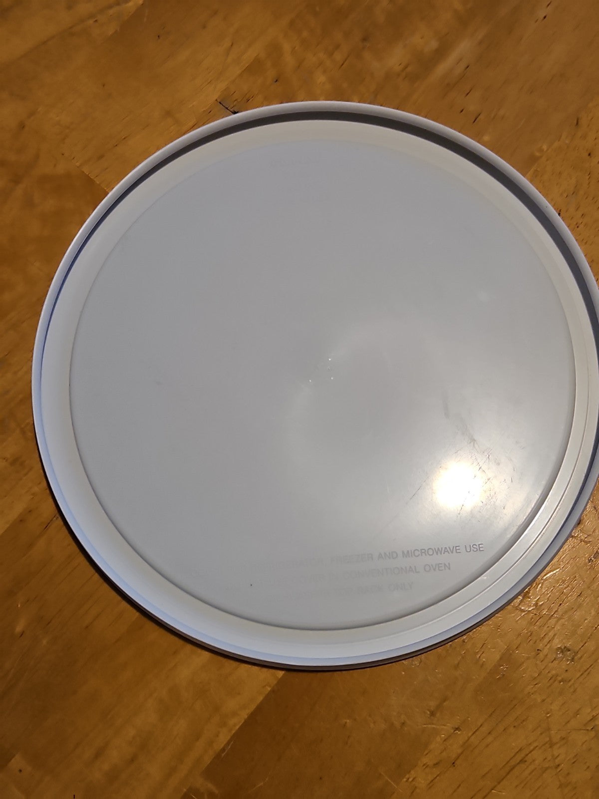 Replacement Corning Ware White FS-1-PC / F-1-PC Round Plastic Lid Fits 2.5QT