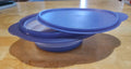 Tupperware 3 Cup Collapsible Purple Bowl 5452A With Lid