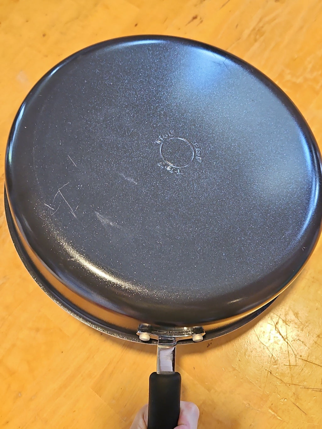 T-fal Ultimate Hard Anodized Nonstick Jumbo Cooker 5 Quart 12" Pan EUC