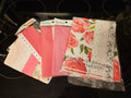 Lot Of 5 Tissue Paper Packs Pretty Pink Girly Chic Floral 3 Brand New & 2 Open