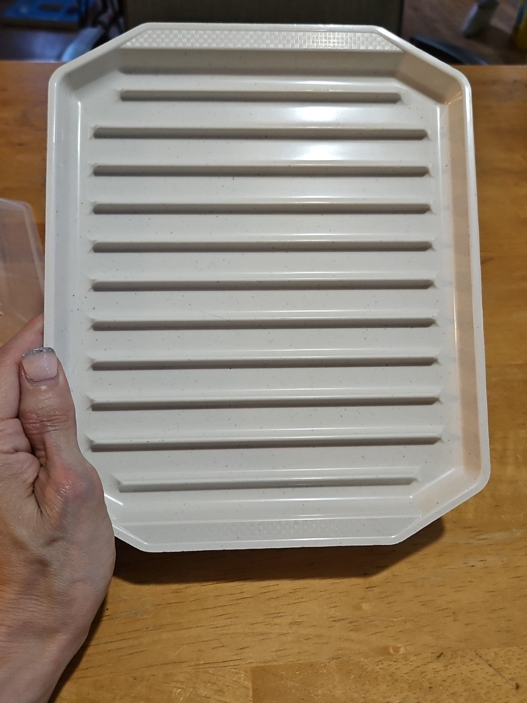 Vintage Nordic Ware Microwave Compact Bacon Rack Freeze Heat & Serve #104