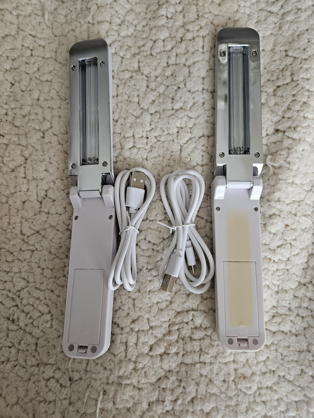 Lot Of 2 STN Enterprises Portable UV Sterilizer USB Or Battery Power READ