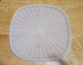 Vintage Tupperware 859 Sheer Servalier Lid Seal 9" Square Replacement Lid