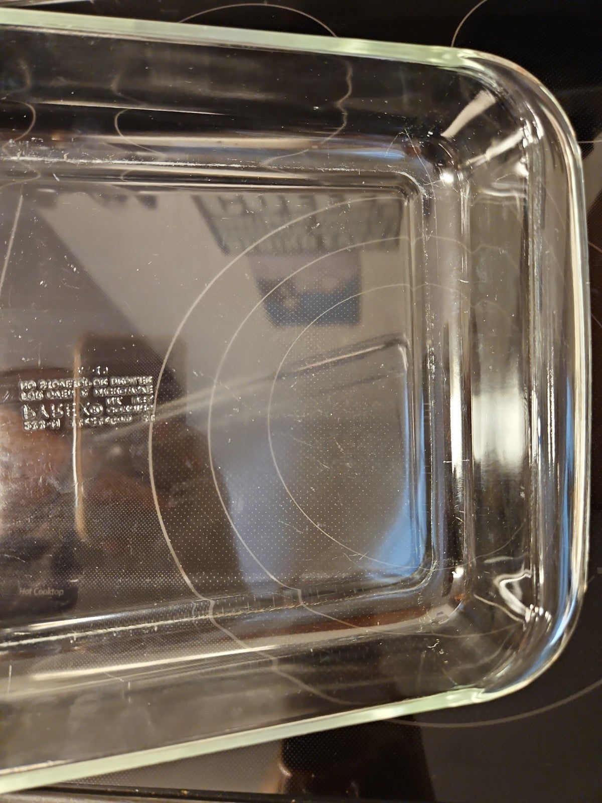 Vintage #233-N Pyrex Rectangular Clear Glass Baking Dish 13" 3qt Casserole Dish