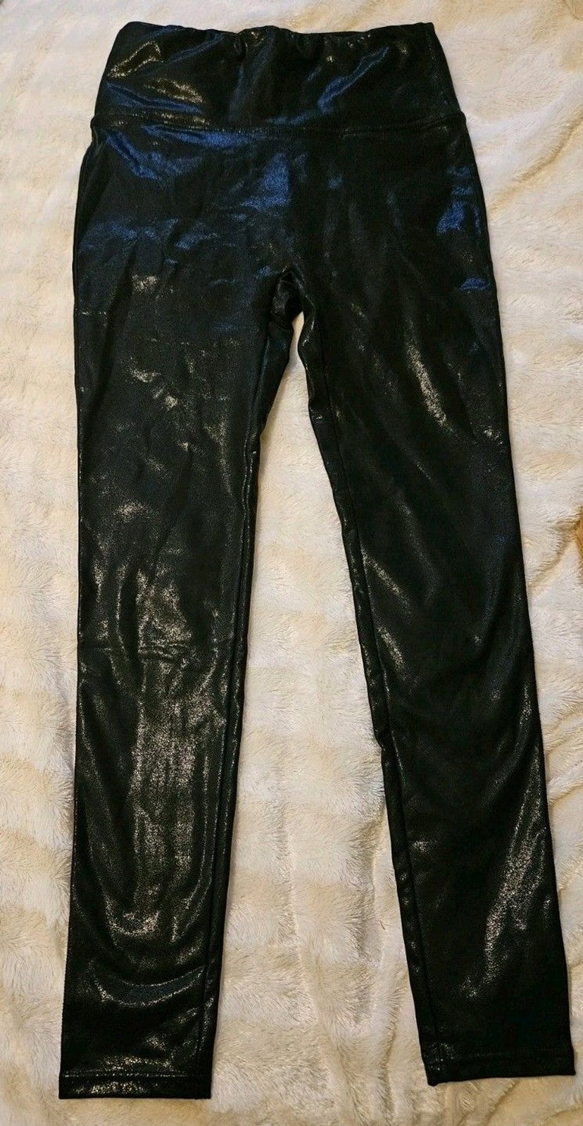 Booty Gal Faux Leather Leggings For Women High Waist Pants Size S