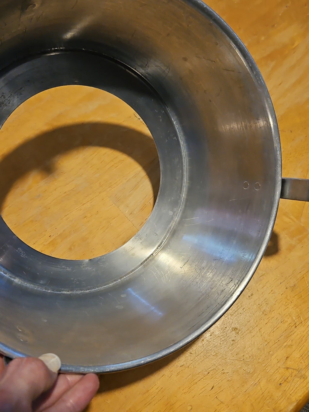 Vintage Mirro Aluminum 10" Angel Food Cake Pan W/ Base Insert 5394M 2 Piece Set